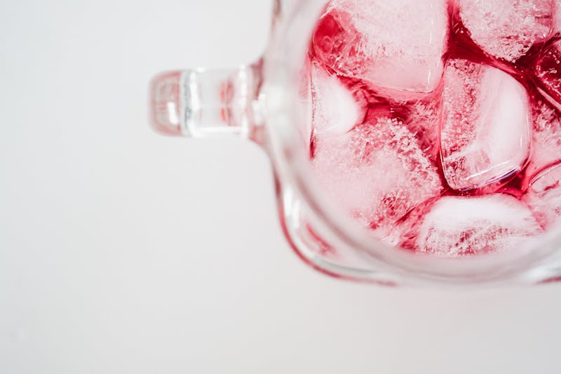 Hibiscus agua fresca drink