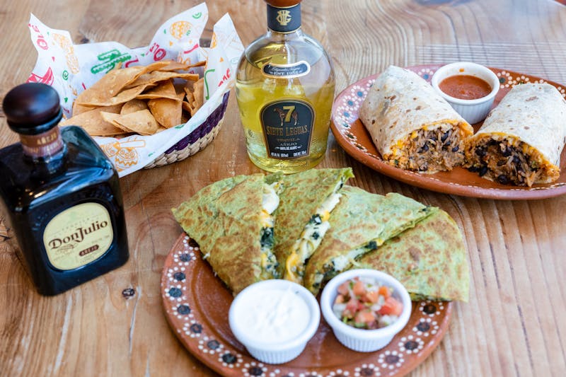 Fish tacos with fresh lime and mango salsa
